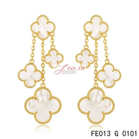van cleef and arpels earrings fake